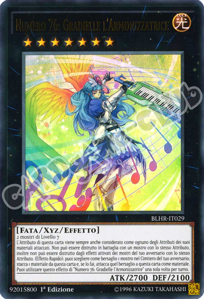 BLHR-IT029 Numero 76: Gradielle l'Armonizzatrice ultra rara 1a Edizione (IT) -NEAR MINT-