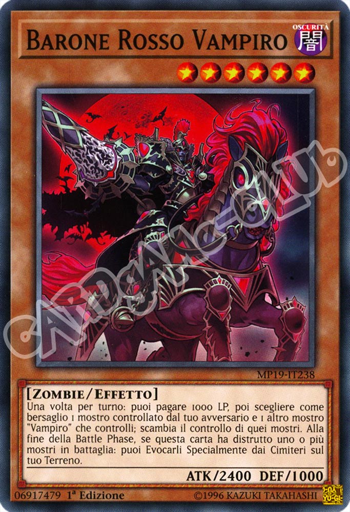 MP19-IT238 Barone Rosso Vampiro comune 1a Edizione (IT) -NEAR MINT-