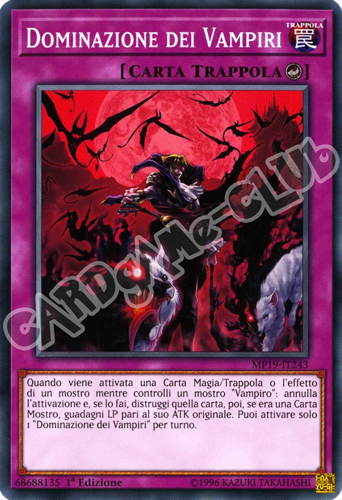 MP19-IT243 Dominazione dei Vampiri comune 1a Edizione (IT) -NEAR MINT-