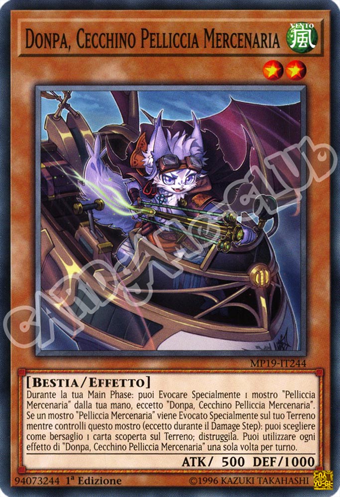 MP19-IT244 Donpa, Cecchino Pelliccia Mercenaria comune 1a Edizione (IT) -NEAR MINT-