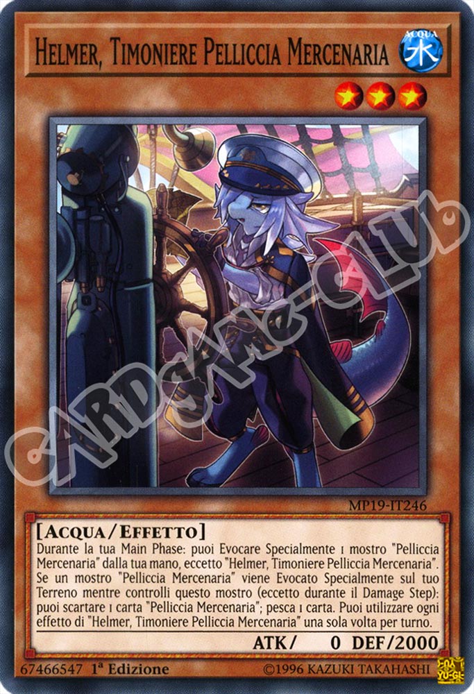 MP19-IT246 Helmer, Timoniere Pelliccia Mercenaria comune 1a Edizione (IT) -NEAR MINT-