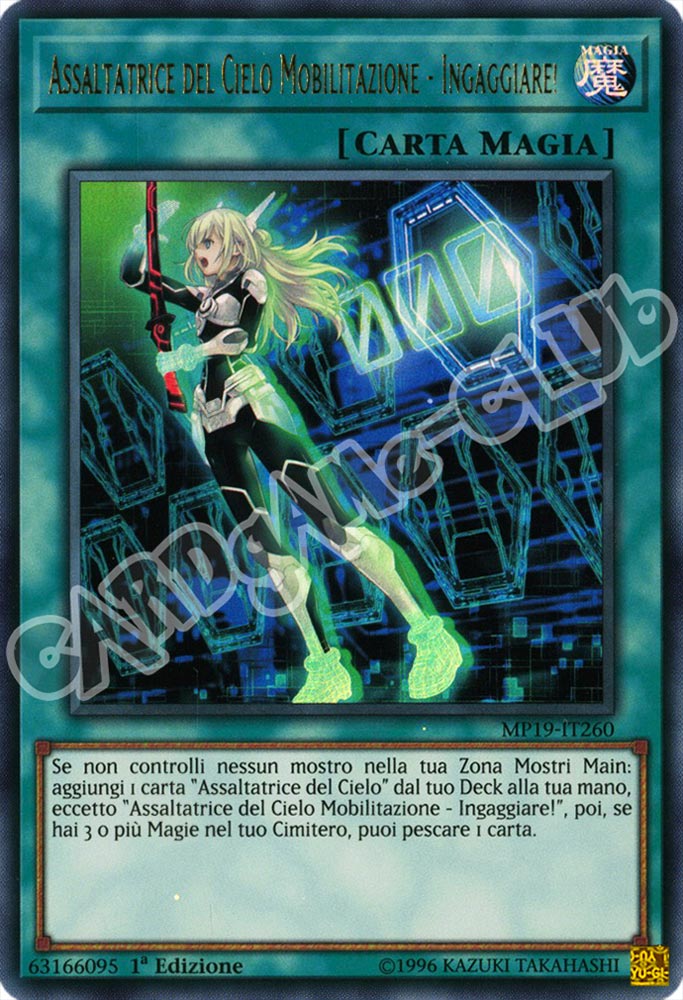 MP19-IT260 Assaltatrice del Cielo Mobilitazione - Ingaggiare ultra rara 1a Edizione (IT) -NEAR MINT-
