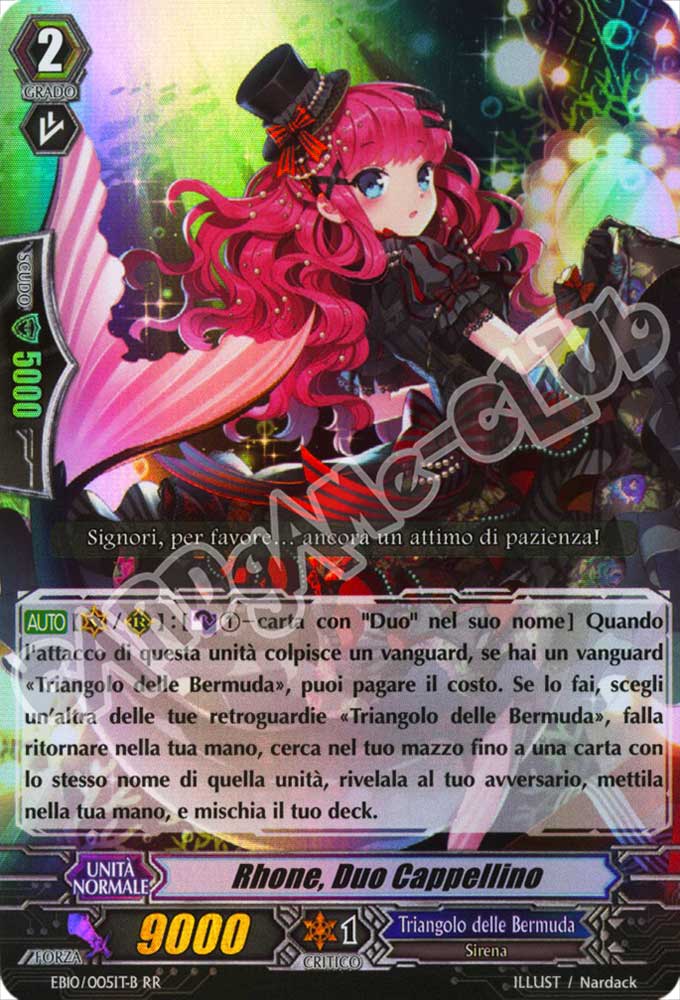 EB10-ITB05 Rhone, Duo Cappellino doppia rara foil (IT) -NEAR MINT-