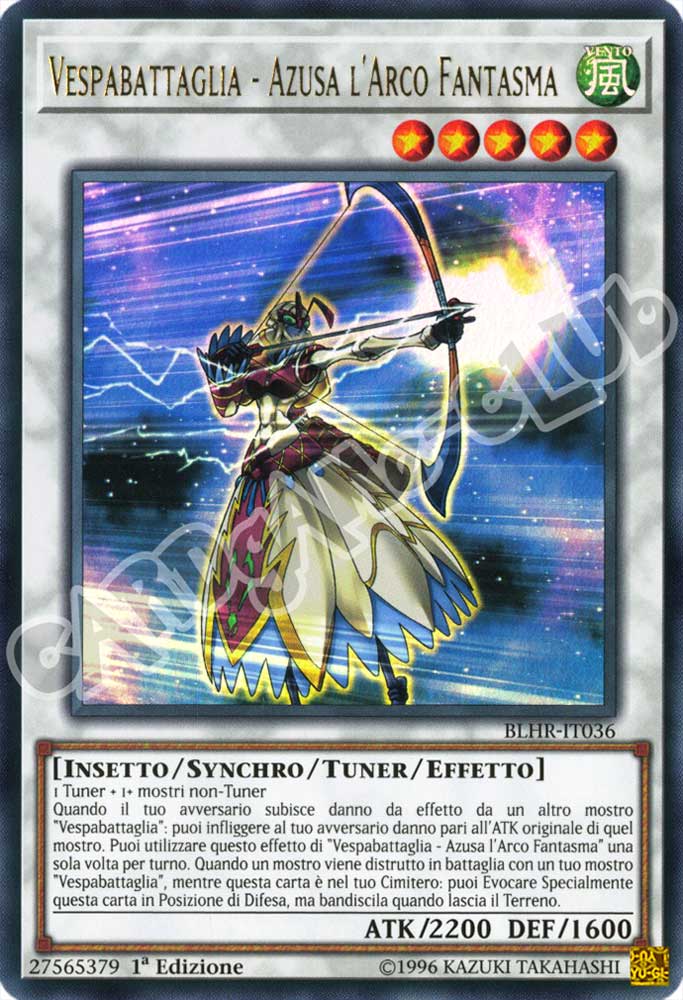 BLHR-IT036 Vespabattaglia - Azusa l'Arco Fantasma ultra rara 1a Edizione (IT) -NEAR MINT-