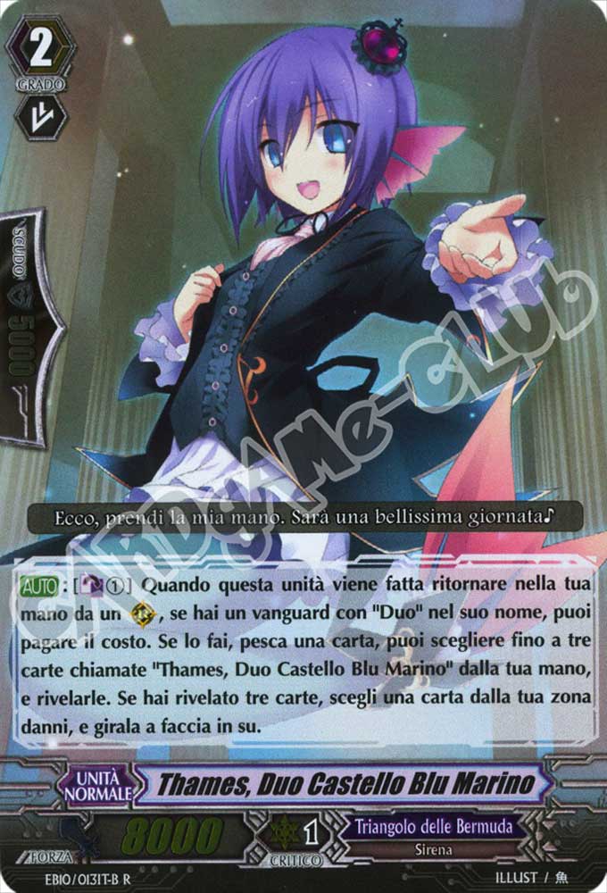 EB10-ITB13 Thames, Duo Castello Blu Marino rara foil (IT) -NEAR MINT-