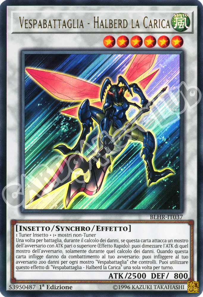 BLHR-IT037 Vespabattaglia - Halberd la Carica ultra rara 1a Edizione (IT) -NEAR MINT-