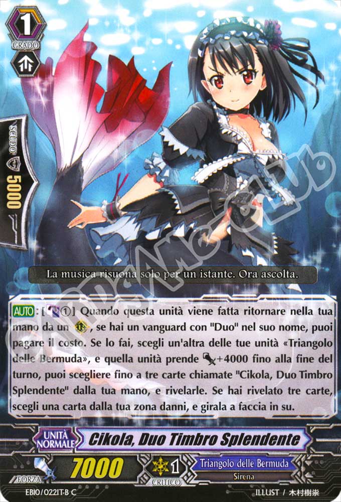 EB10-ITB22 Cikola, Duo Timbro Splendente comune normale (IT) -NEAR MINT-