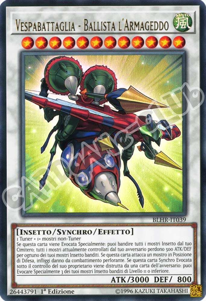 BLHR-IT039 Vespabattaglia - Ballista l'Armageddo ultra rara 1a Edizione (IT) -NEAR MINT-
