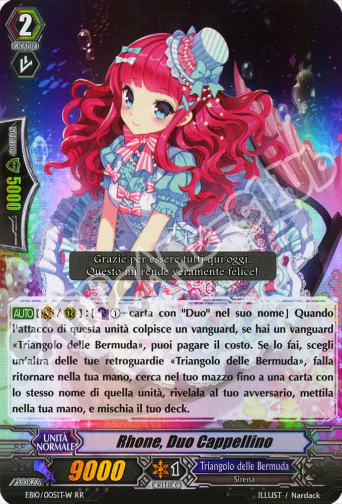 EB10-ITW05 Rhone, Duo Cappellino doppia rara foil (IT) -NEAR MINT-