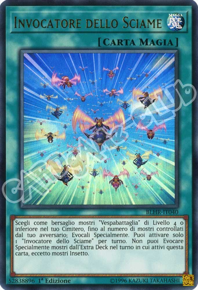 BLHR-IT040 Invocatore dello Sciame ultra rara 1a Edizione (IT) -NEAR MINT-