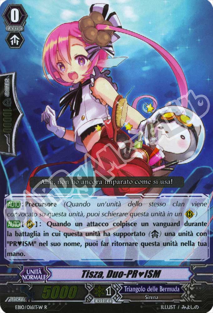 EB10-ITW16 Tisza, Duo-PRISM comune normale (IT) -NEAR MINT-