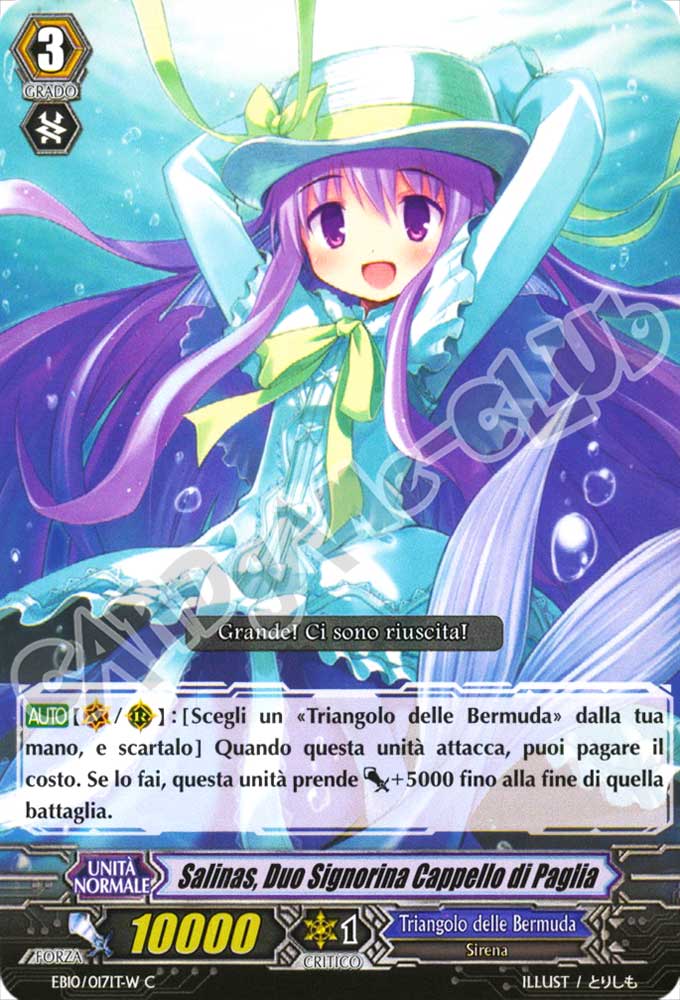 EB10-ITW17 Salinas, Duo Signorina Cappello di Paglia comune normale (IT) -NEAR MINT-