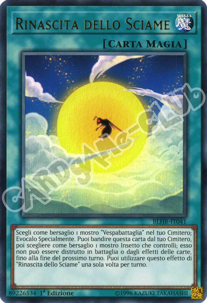 BLHR-IT041 Rinascita dello Sciame ultra rara 1a Edizione (IT) -NEAR MINT-