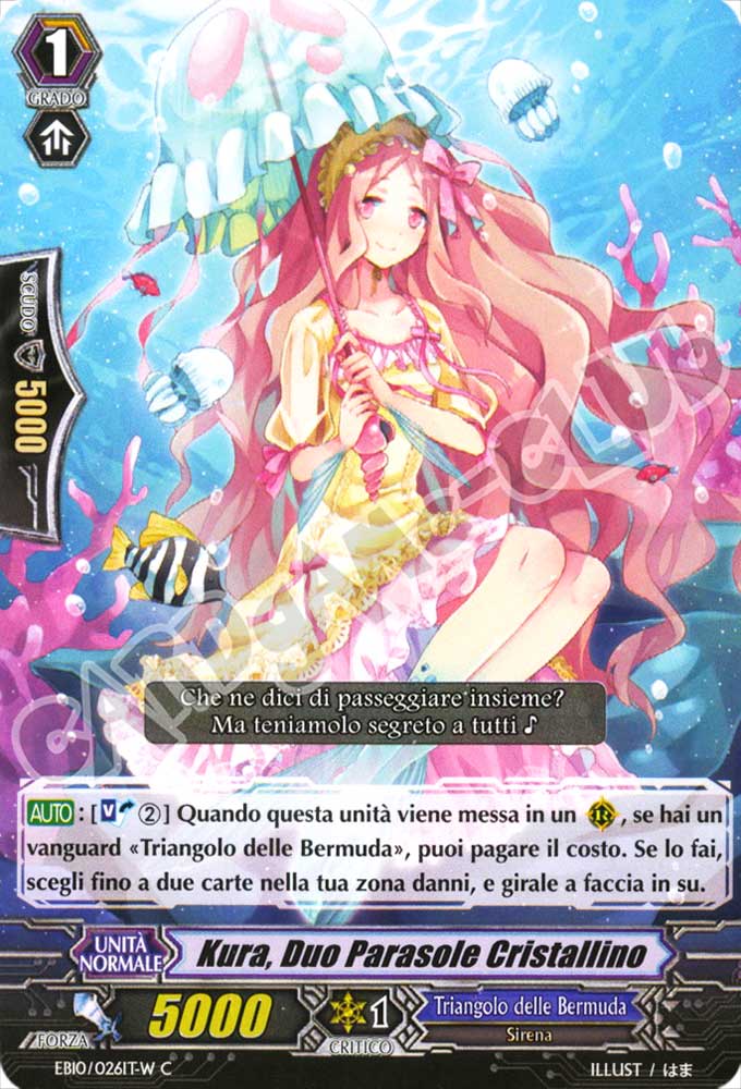 EB10-ITW26 Kura, Duo Parasole Cristallino comune normale (IT) -NEAR MINT-