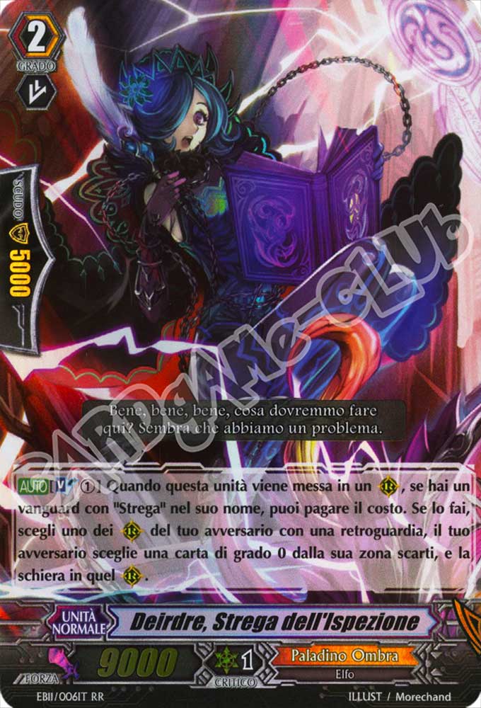EB11-IT006 Deirdre, Strega dell'Ispezione doppia rara foil (IT) -NEAR MINT-