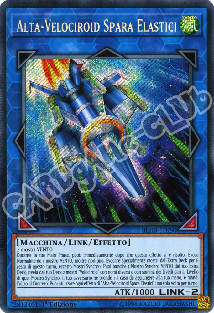 BLHR-IT050 Alta-Velociroid Spara Elastici rara segreta 1a Edizione (IT) -NEAR MINT-
