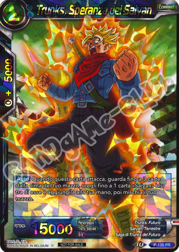 P-135 Trunks, Speranza dei Saiyan promo foil (IT) -NEAR MINT-