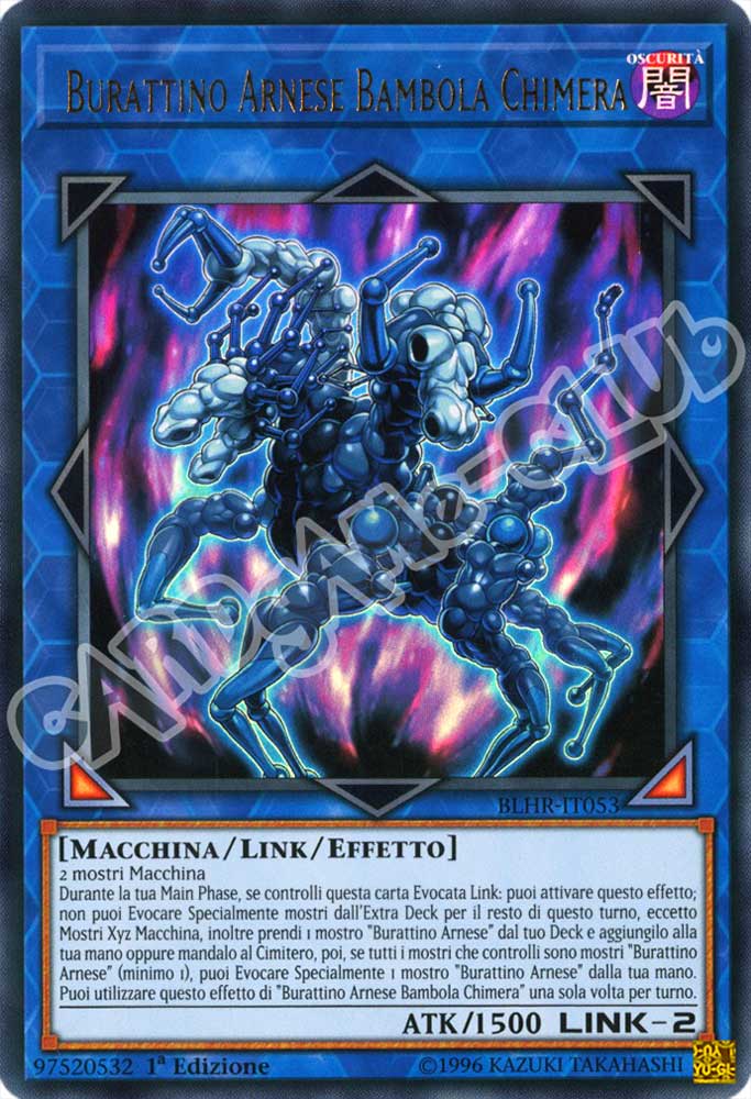 BLHR-IT053 Burattino Arnese Bambola Chimera ultra rara 1a Edizione (IT) -NEAR MINT-