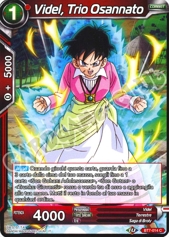 BT7-014 Videl, Trio Osannato comune normale (IT) -NEAR MINT-