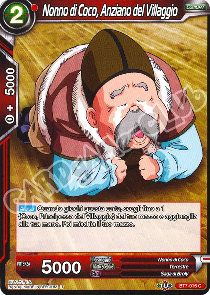BT7-016 Nonno di Coco, Anziano del Villaggio comune normale (IT) -NEAR MINT-