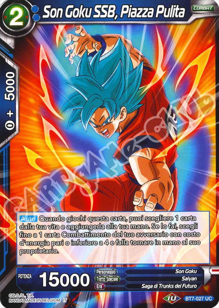 BT7-027 Son Goku SSB, Piazza Pulita non comune normale (IT) -NEAR MINT-