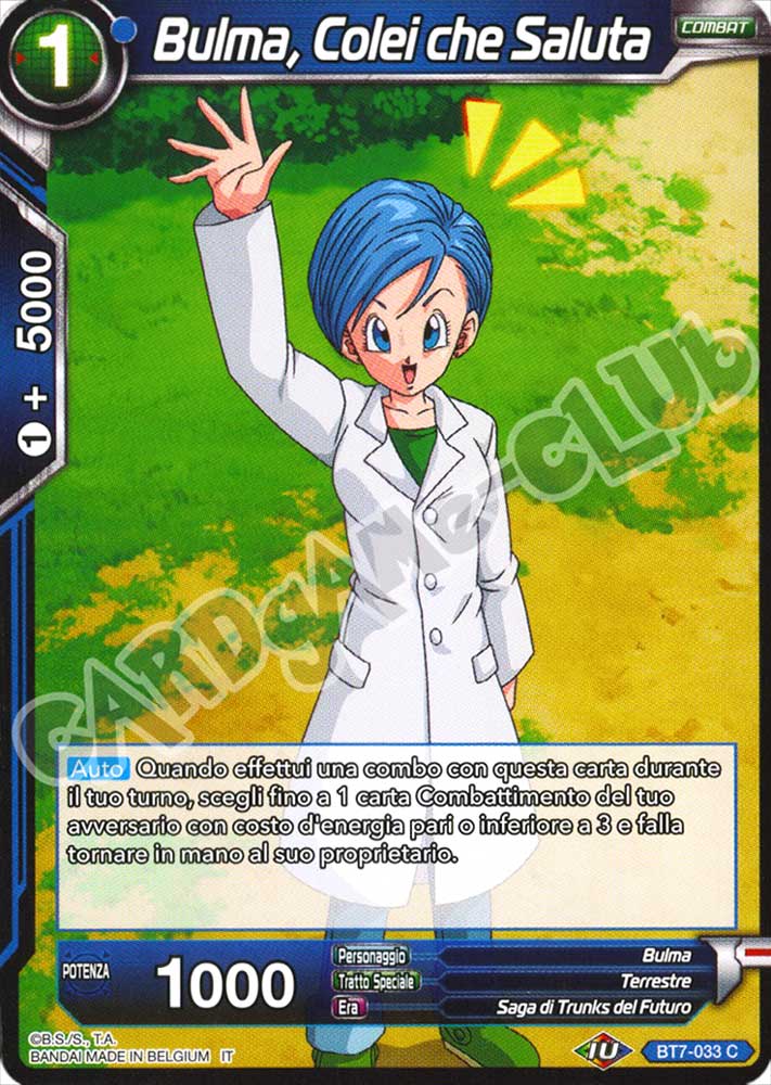 BT7-033 Bulma, Colei che Saluta comune normale (IT) -NEAR MINT-