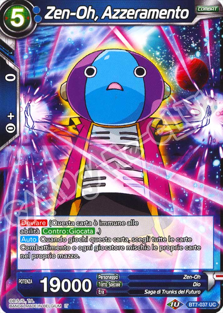 BT7-037 Zen-Oh, Azzeramento non comune normale (IT) -NEAR MINT-