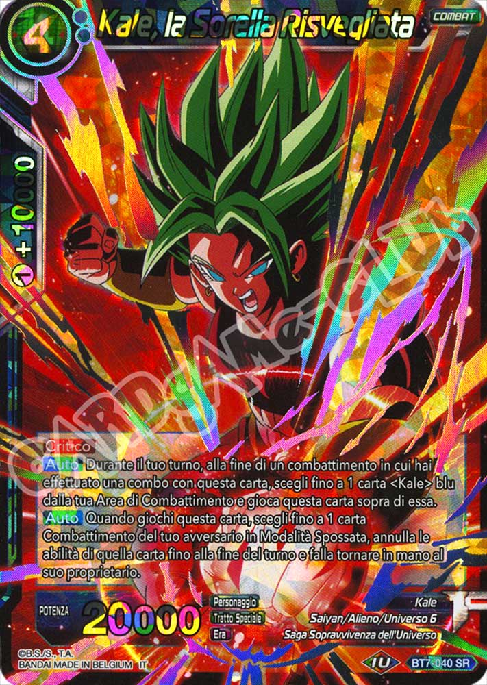 BT7-040 Kale, la Sorella Risvegliata super rara foil (IT) -NEAR MINT-