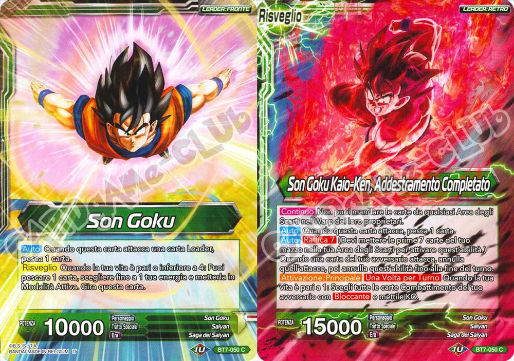 BT7-050 Son Goku // Son Goku Kaio-Ken, Addestramento Completato comune normale/normale (IT) -NEAR MINT-