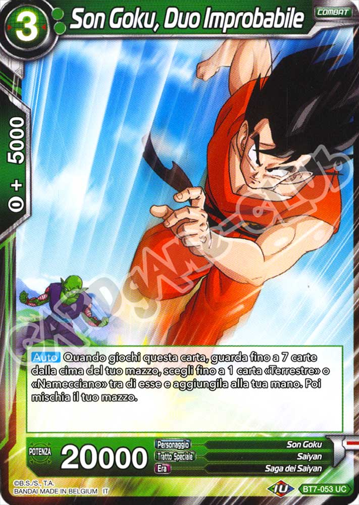 BT7-053 Son Goku, Duo Improbabile non comune normale (IT) -NEAR MINT-