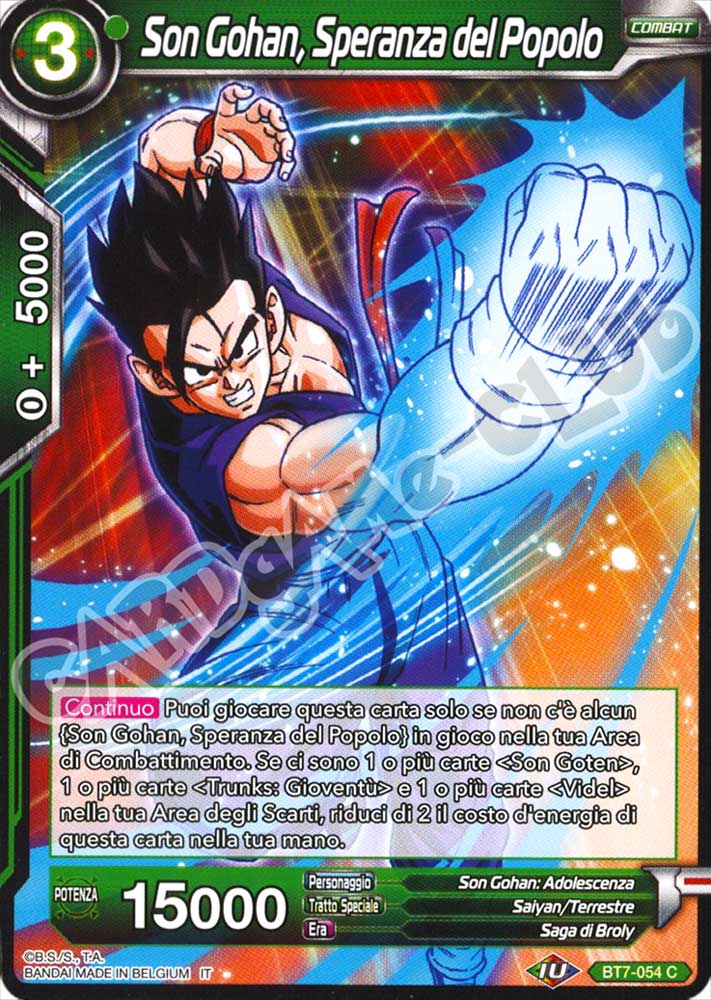 BT7-054 Son Gohan, Speranza del Popolo comune normale (IT) -NEAR MINT-