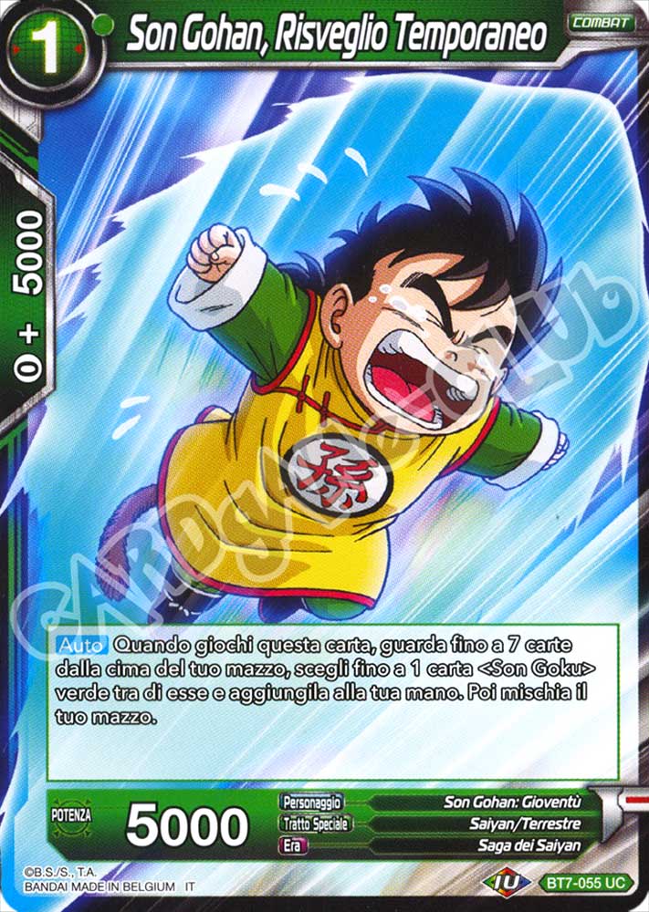 BT7-055 Son Gohan, Risveglio Temporaneo non comune normale (IT) -NEAR MINT-