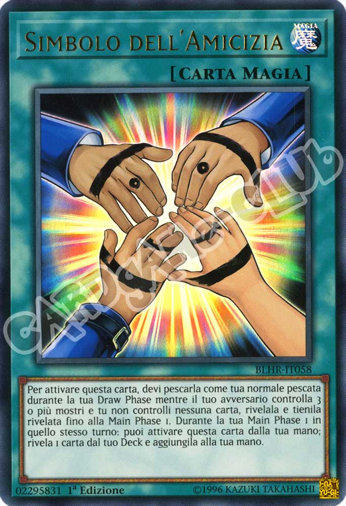 BLHR-IT058 Simbolo dell'Amicizia ultra rara 1a Edizione (IT) -NEAR MINT-