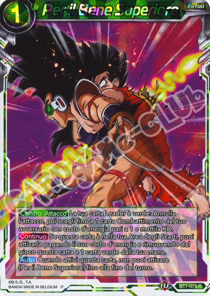 BT7-073 Per il Bene Superiore rara foil (IT) -NEAR MINT-