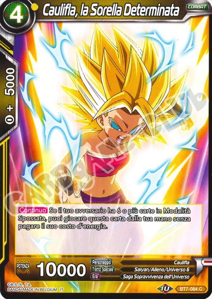 BT7-084 Caulifla, la Sorella Determinata comune normale (IT) -NEAR MINT-