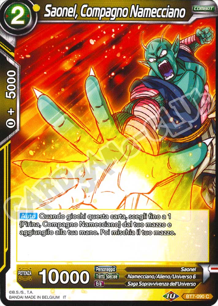 BT7-090 Saonel, Compagno Namecciano comune normale (IT) -NEAR MINT-