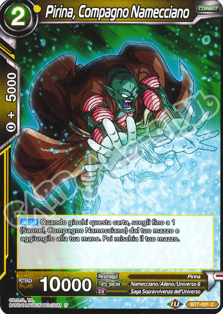 BT7-091 Pirina, Compagno Namecciano comune normale (IT) -NEAR MINT-