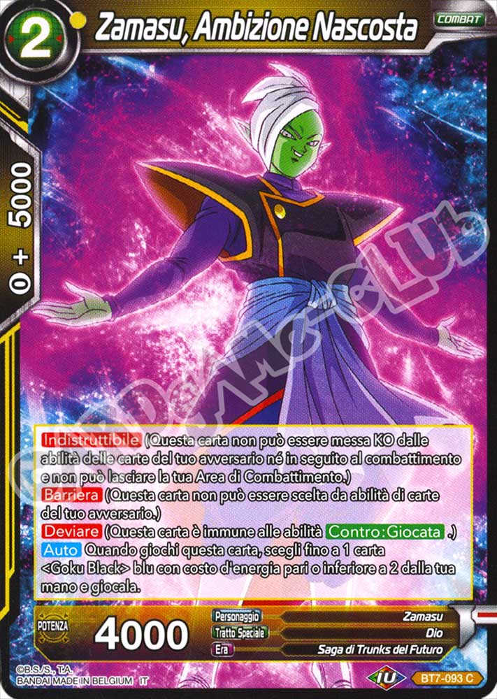 BT7-093 Zamasu, Ambizione Nascosta comune normale (IT) -NEAR MINT-