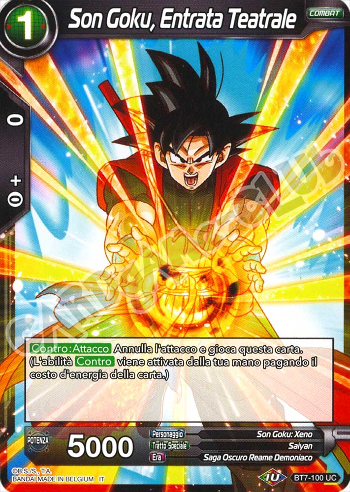 BT7-100 Son Goku, Entrata Teatrale non comune normale (IT) -NEAR MINT-