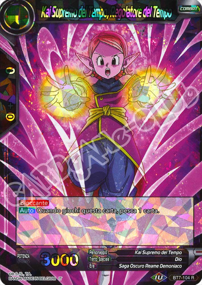 BT7-104 Kai Supremo del Tempo, Regolatore del Tempo rara foil (IT) -NEAR MINT-