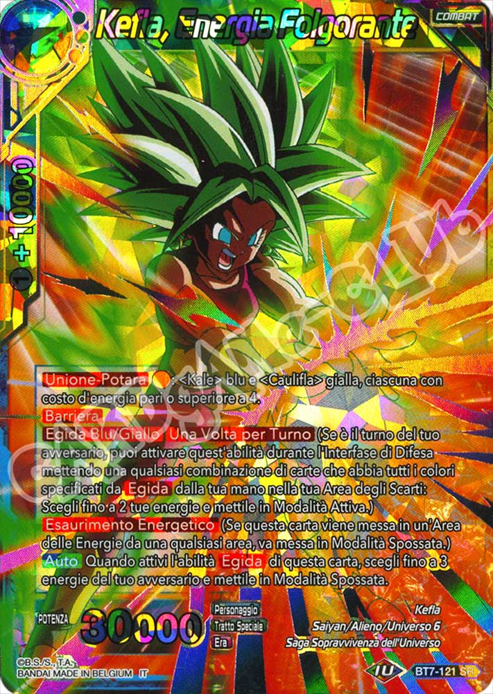 BT7-121 Kefla, Energia Folgorante super rara foil (IT) -NEAR MINT-