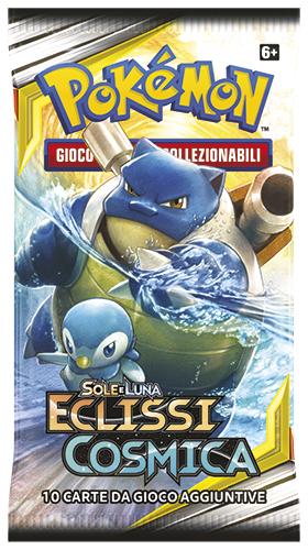 Sole e Luna Eclissi Cosmica busta 10 carte Artwork RANDOM (IT)