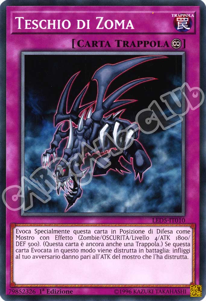 LED5-IT010 Teschio di Zoma comune 1a Edizione (IT) -NEAR MINT-