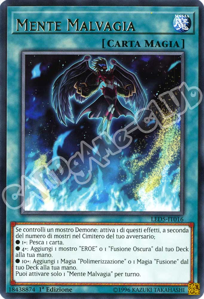 LED5-IT016 Mente Malvagia rara 1a Edizione (IT) -NEAR MINT-