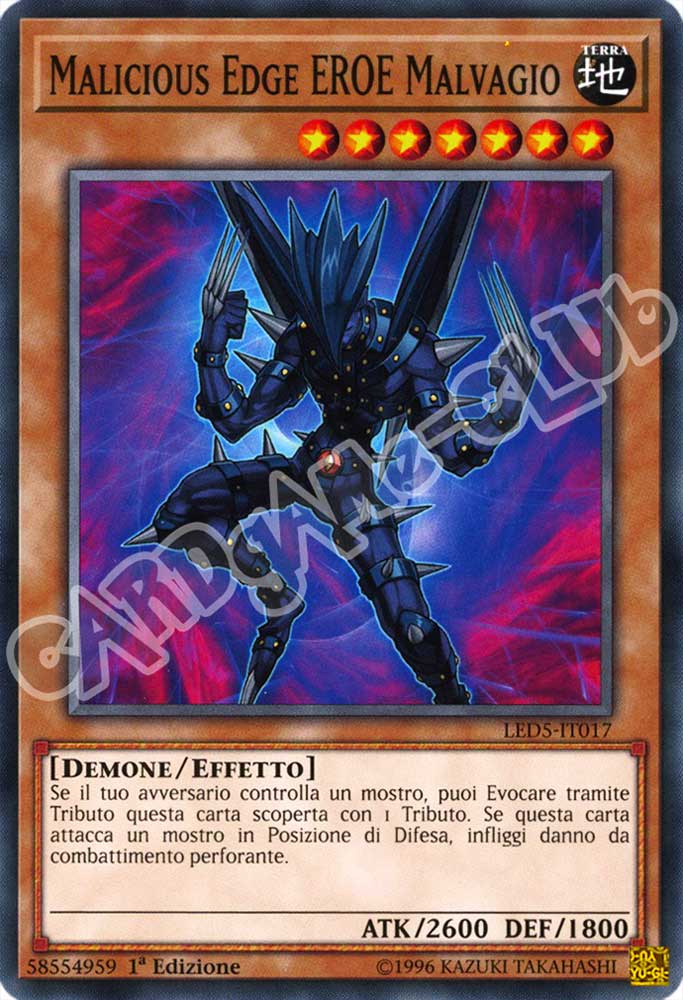 LED5-IT017 Malicious Edge EROE Malvagio comune 1a Edizione (IT) -NEAR MINT-
