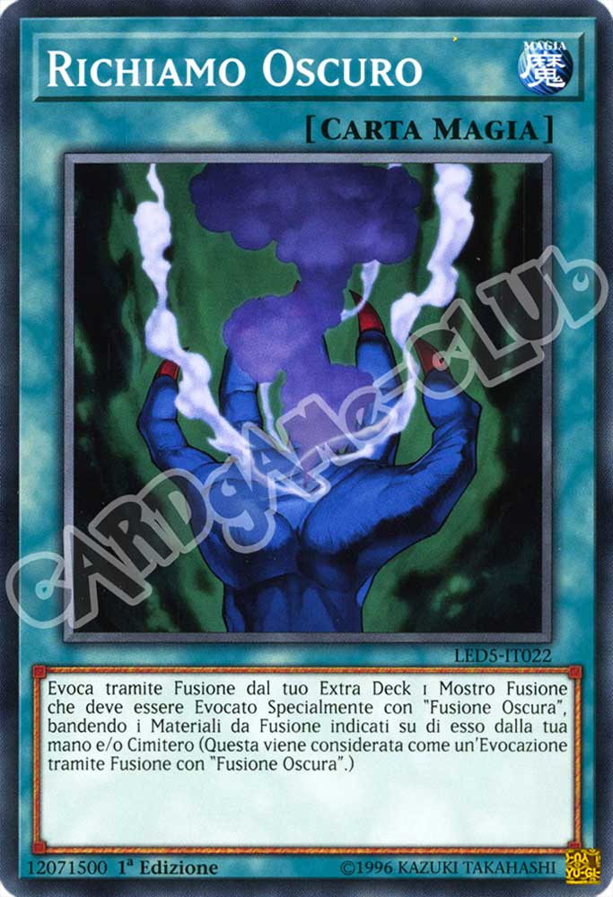 LED5-IT022 Richiamo Oscuro comune 1a Edizione (IT) -NEAR MINT-