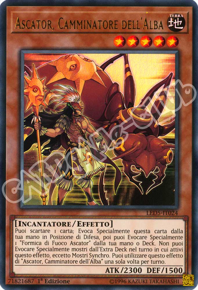 LED5-IT024 Ascator, Camminatore dell'Alba ultra rara 1a Edizione (IT) -NEAR MINT-