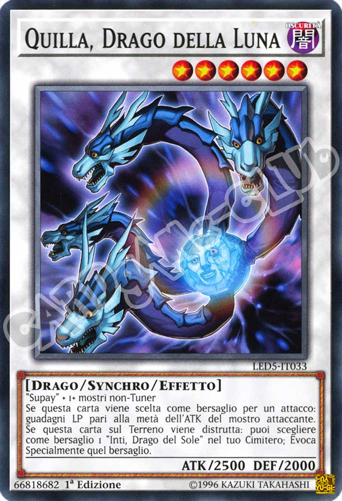 LED5-IT033 Quilla, Drago della Luna comune 1a Edizione (IT) -NEAR MINT-