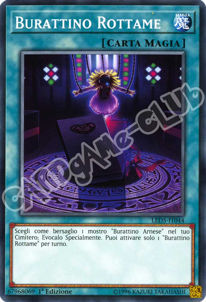 LED5-IT044 Burattino Rottame comune 1a Edizione (IT) -NEAR MINT-