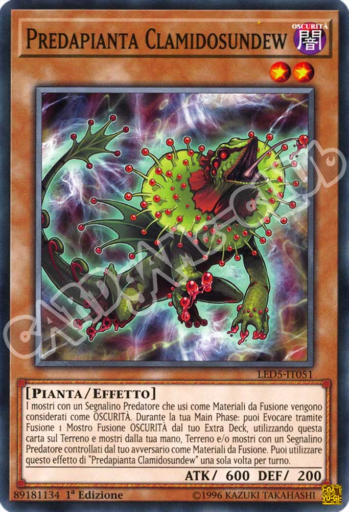 LED5-IT051 Predapianta Clamidosundew comune 1a Edizione (IT) -NEAR MINT-